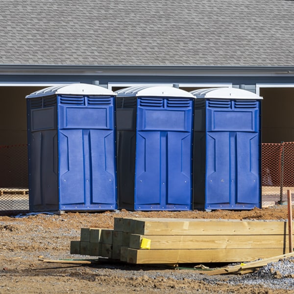 are there any restrictions on where i can place the portable restrooms during my rental period in Simonton Lake